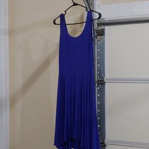 Cynthia Rowley purple cross back dress